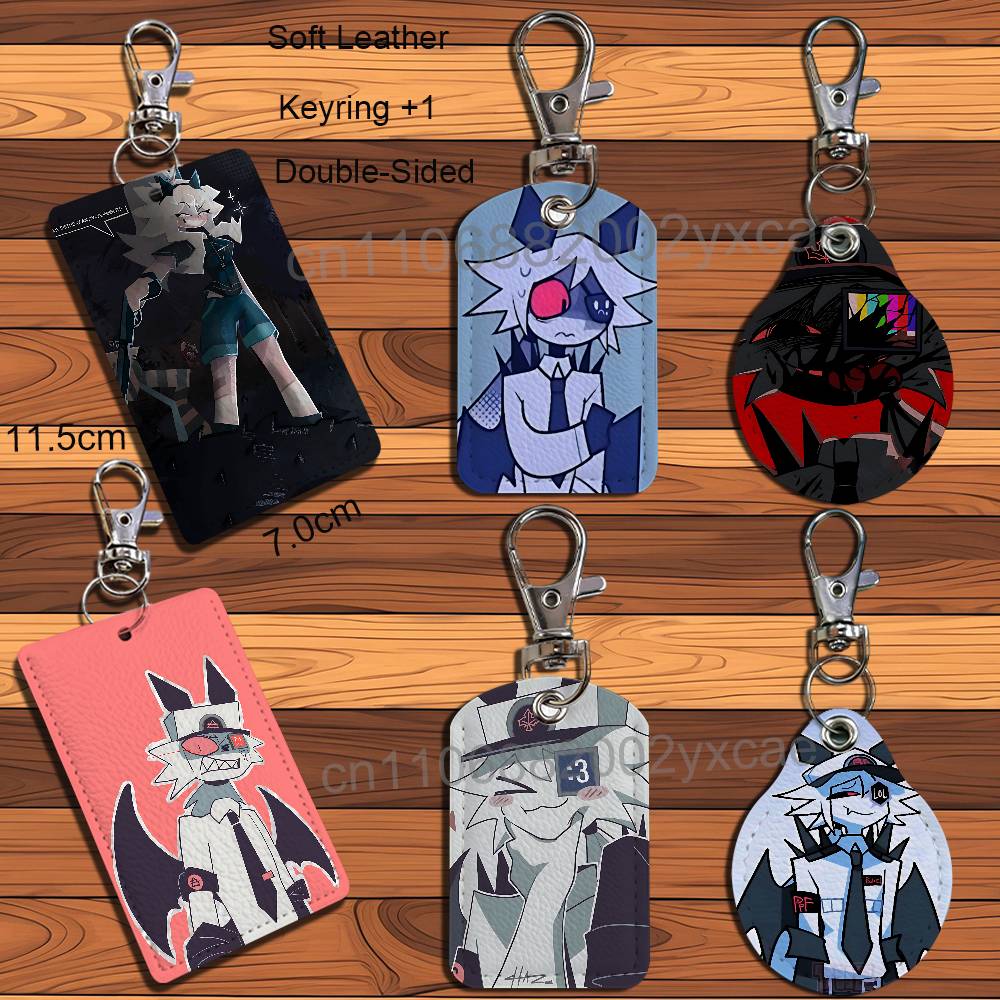 Gaming Accessories Gifts - Mister Barrel Katieverse FPE Leather Keychain