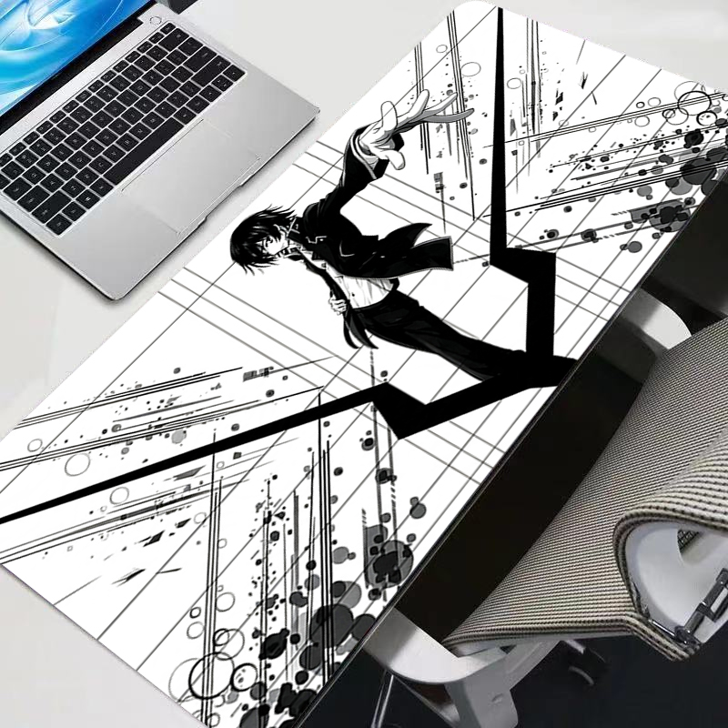 white anime Mouse Pad Gamer Es - Gaming Laptop Essential Accessories ulasan dan harga