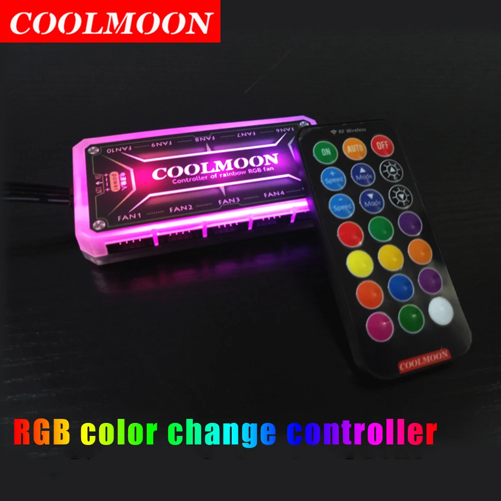 COOLMOON RGB Controller 12V 5A - Fan Hub Rgb Controller ulasan dan harga