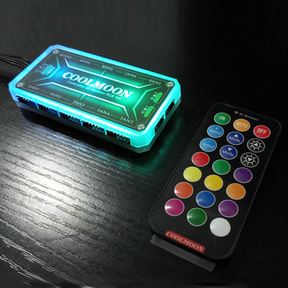 COOLMOON RGB Controller 12V 5A - Fan Hub Rgb Controller ulasan dan harga