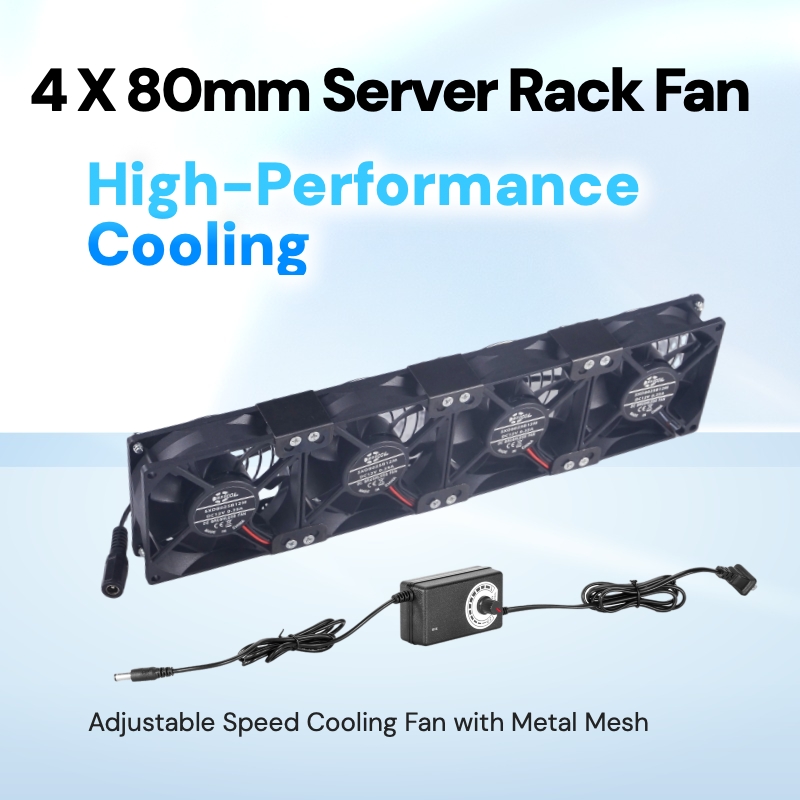 4-Pack 80mm X 25mm High-Speed  - Fan Hub Rgb Controller ulasan dan harga