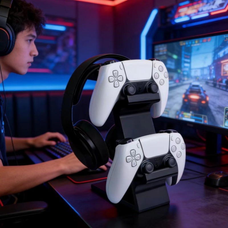 3D Printed Game Controller Hea - Gaming Accessories Holder ulasan dan harga