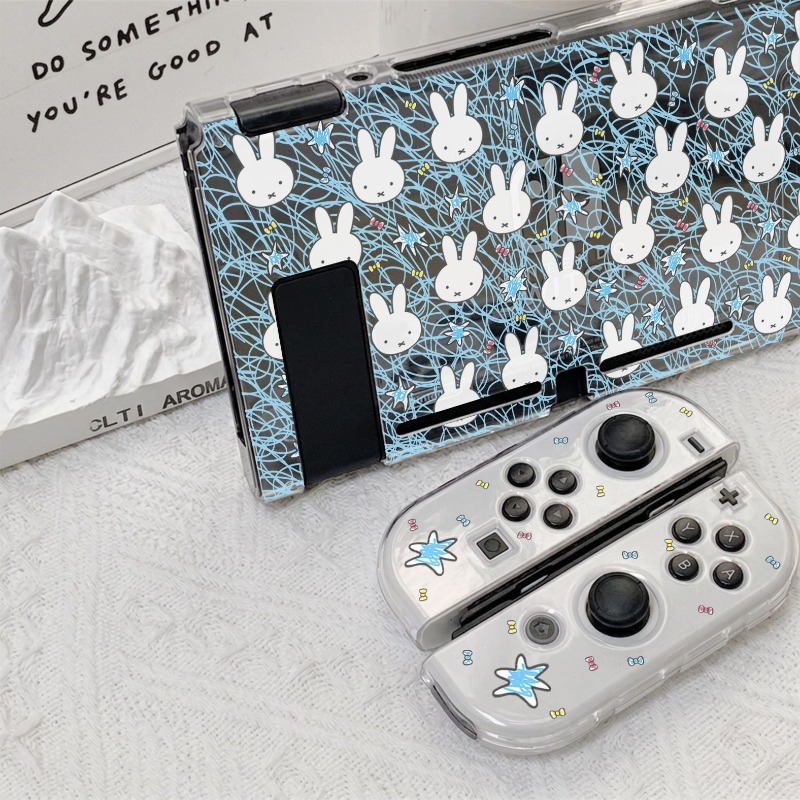 Kawaii Miffy Console Case for  - Gaming Accessories Nintendo Switch ulasan dan harga