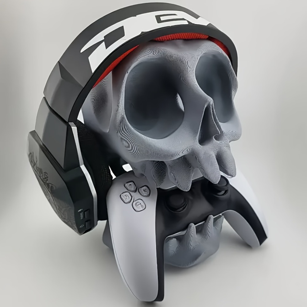 Skull Shaped Controller Stand  - Gaming Accessories Holder ulasan dan harga