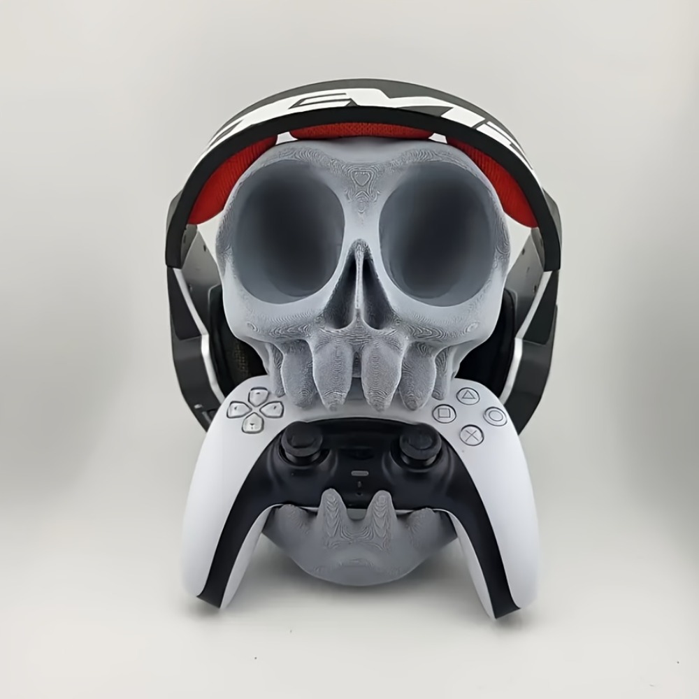 Skull Shaped Controller Stand  - Gaming Accessories Holder ulasan dan harga