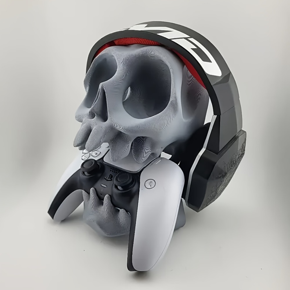 Skull Shaped Controller Stand  - Gaming Accessories Holder ulasan dan harga