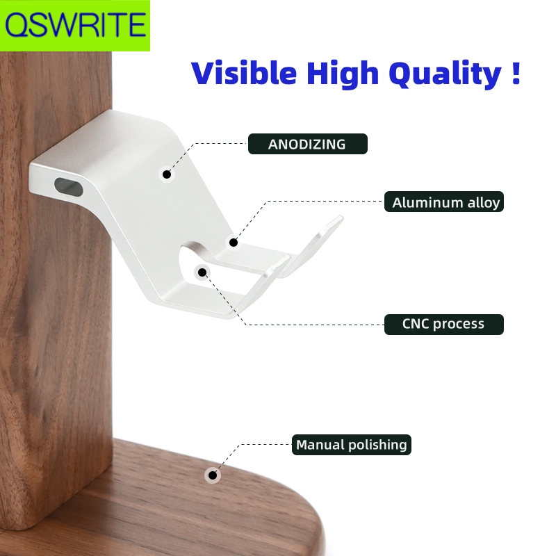 Solid Walnut Wood PS5 Controll - Gaming Accessories Holder ulasan dan harga