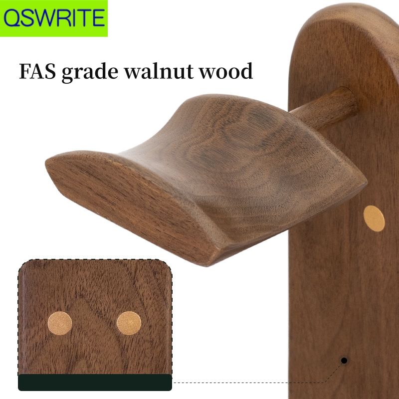 Solid Walnut Wood PS5 Controll - Gaming Accessories Holder ulasan dan harga