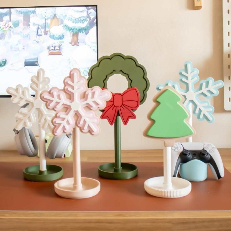 Snowflake Headphone Stand 3D P - Gaming Accessories To 3D Print ulasan dan harga