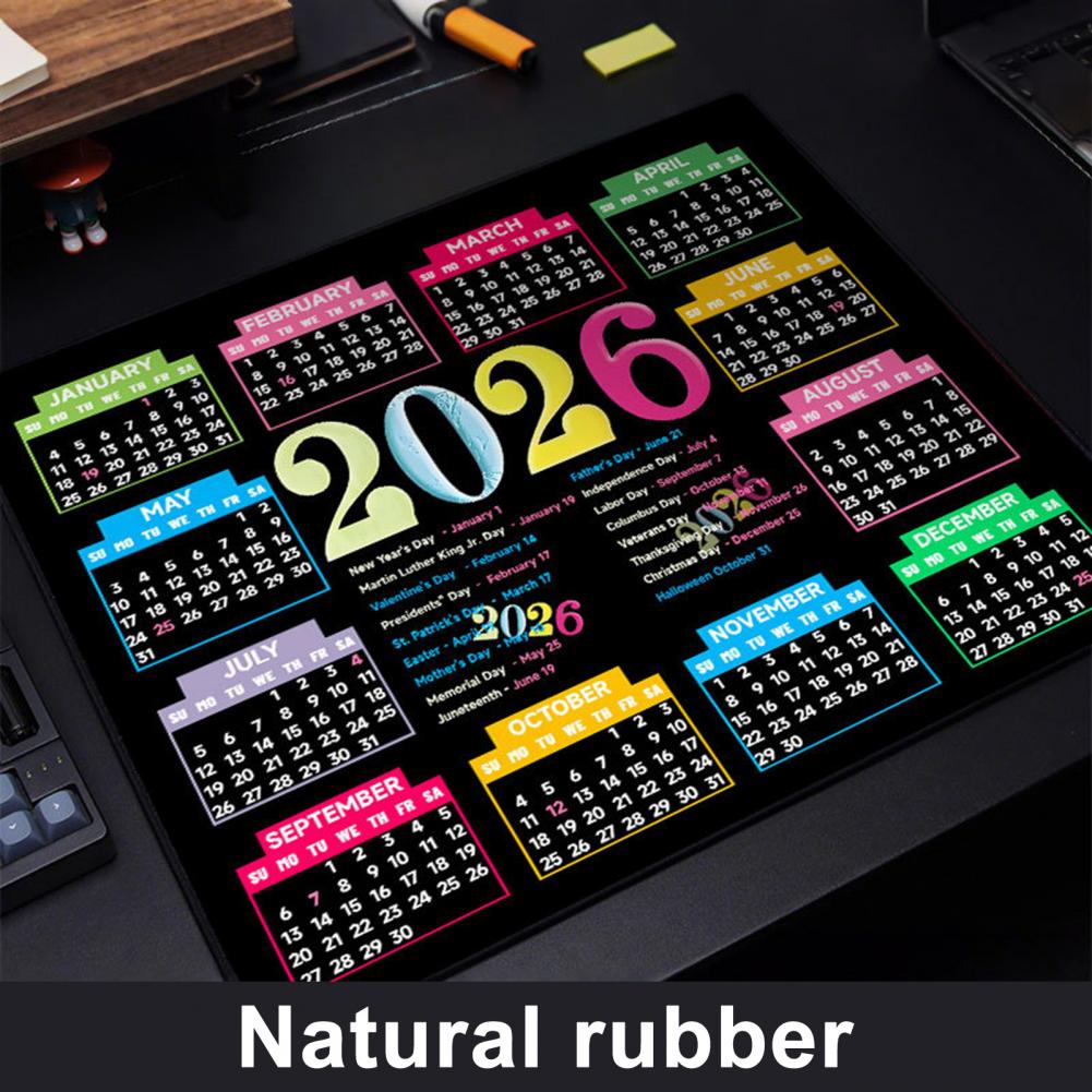 2026 Calendar Mouse Pad Waterp - Gaming Accessories For Gaming Desk ulasan dan harga