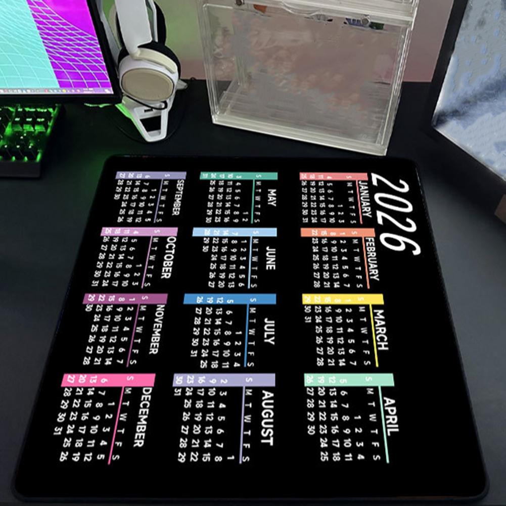 2026 Calendar Mouse Pad Waterp - Gaming Accessories For Gaming Desk ulasan dan harga