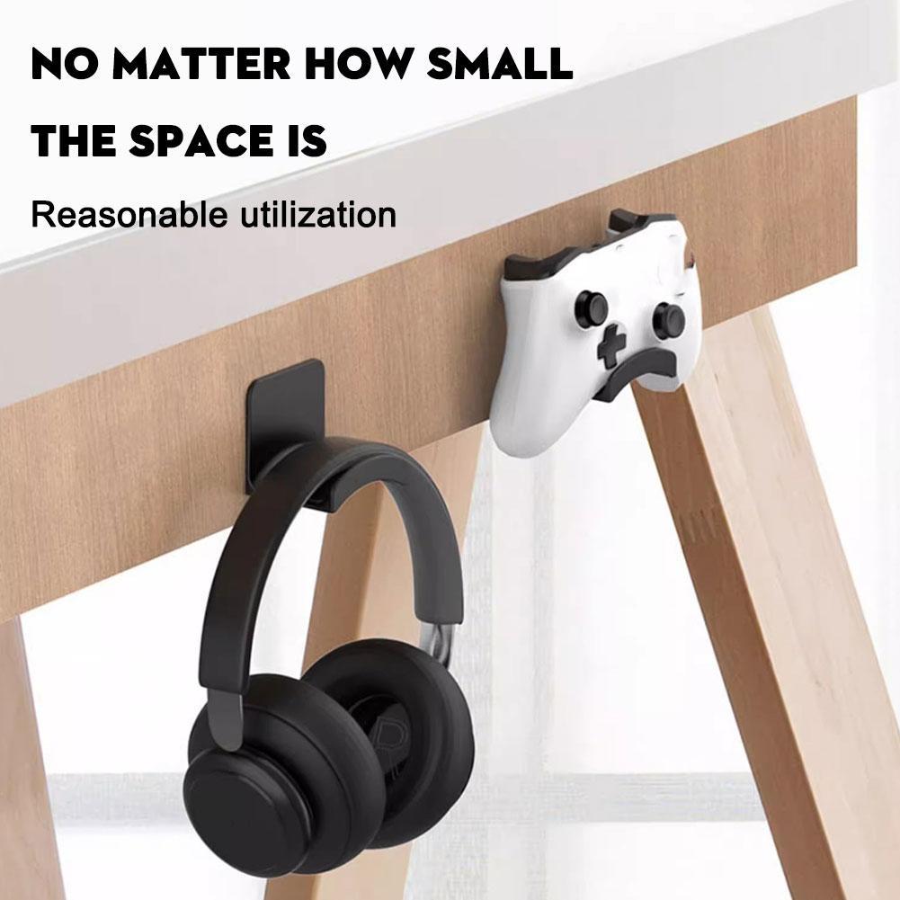 Punch-Free Wall Mount Headphon - Gaming Accessories Holder ulasan dan harga