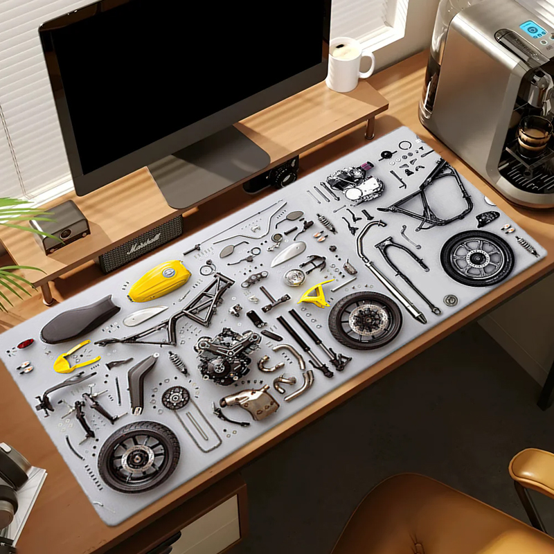 Disassembly Diagram Rubber Mou - Gaming Accessories For Gaming Desk ulasan dan harga