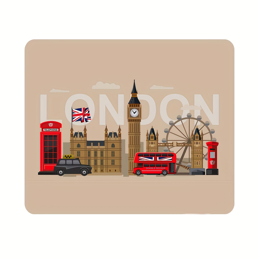 London Landmarks Rubber Mouse  - Gaming Accessories London ulasan dan harga