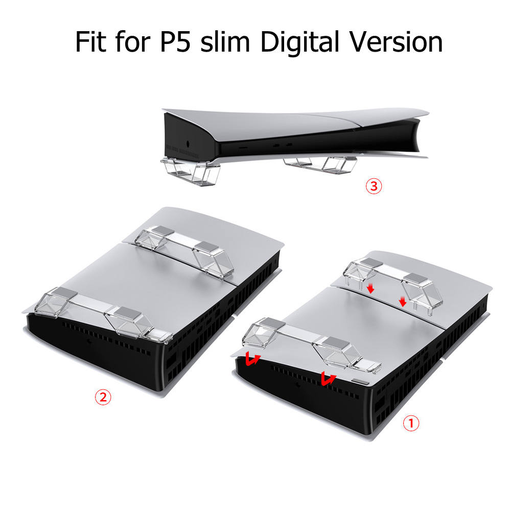 Horizontal Stand for PS5 Slim  - Gaming Accessories Holder ulasan dan harga