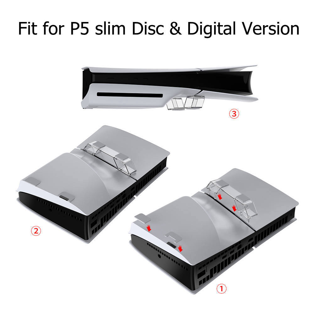 Horizontal Stand for PS5 Slim  - Gaming Accessories Holder ulasan dan harga