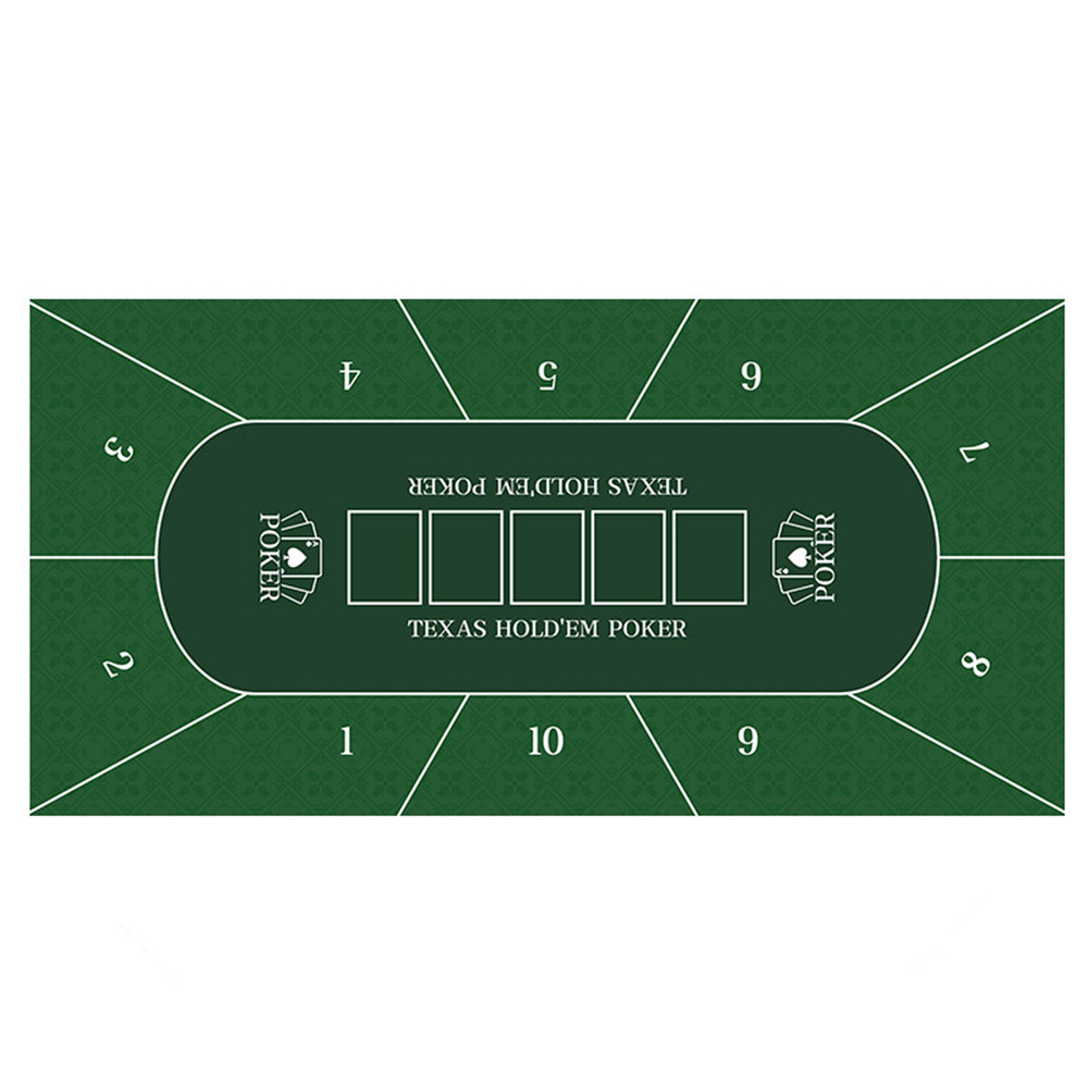 Casino Texas Hold'em Table Mat - Gaming Accessories For Gaming Desk ulasan dan harga