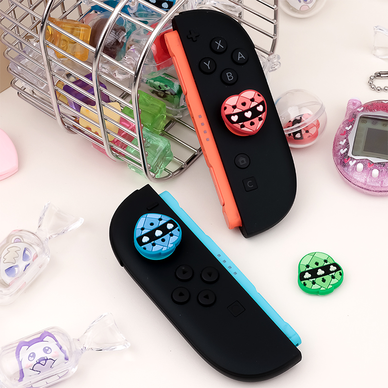 4pcs Cartoon Anime Silicone Th - Gaming Accessories Nintendo Switch ulasan dan harga