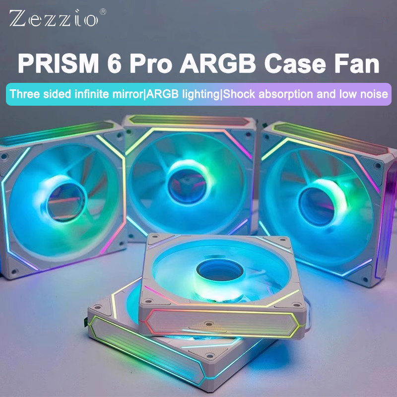 ZEZZIO PRISM 6 PRO 120mm  ARGB - Fan Hub Rgb Controller ulasan dan harga
